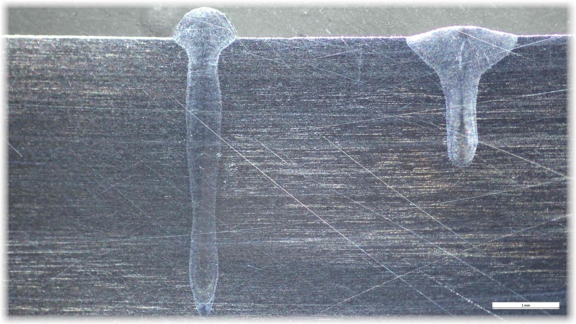 Soudage sous atmosphère contrôlée : comparatif de profondeur